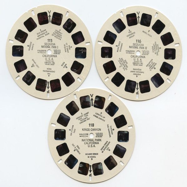 Sequoia and Kings Canyon National Parks - View-Master 3 Reel Packet - 1970s Views - Vintage - (zur Kleinsmiede) - (A174-SX) Sale