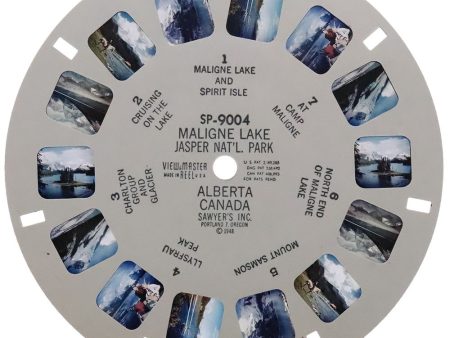 Maligne Lake Jasper National Park, Alberta Canada - View-Master SP Reel - vintage - (SP-9004) Discount