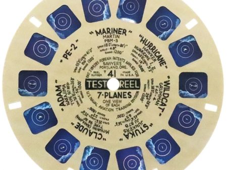 T41 - Military Test Reel - 7 Planes - U.S. - Naval Aviation Reel Supply