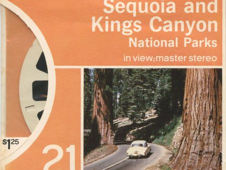 Sequoia and Kings Canyon National Parks - View-Master 3 Reel Packet - 1970s Views - Vintage - (zur Kleinsmiede) - (A174-SX) Sale