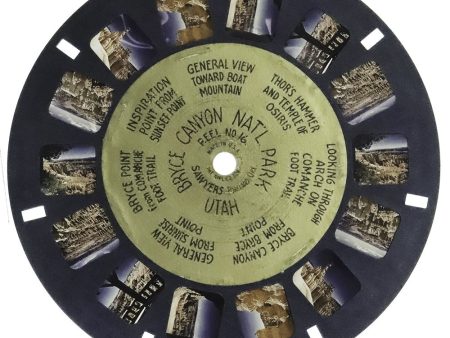 Bryce Canyon - View-Master Gold Center Reel - vintage - (GC-16c) Online