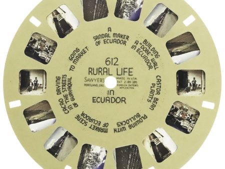 Rural Life in Ecuador - View-Master Buff Reel - vintage - (BUF-612n) Online