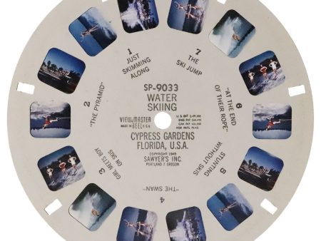 Water Skiing Cypress Gardens Florida USA - View-Master SP Reel - vintage - (SP-9033x) For Cheap