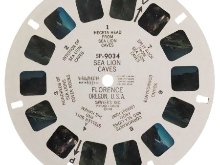 Sea Lion Caves, Florence Oregon USA - View-Master SP Reel - vintage - (SP-9034) Online Hot Sale