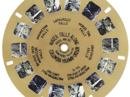 Water Falls Along Columbia Hwy, Oregon  - View-Master Buff Reel - vintage - (BUF-152c) Online