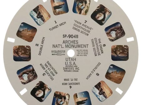 Arches National Monument Utah USA - View-Master SP Reel - vintage - (SP-9048) on Sale