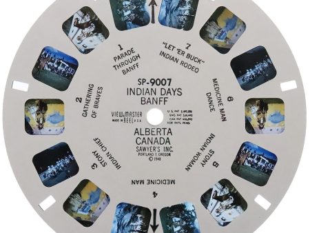 Indian Days Banff, Alberta Canada - View-Master SP Reel - vintage - (SP-9007) For Cheap