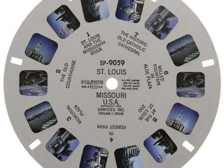 St. Louis Missouri - USA - View-Master SP Reel - vintage - (SP-9059) Online Hot Sale