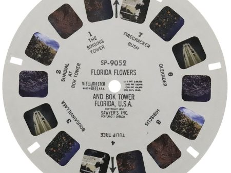 Florida Flowers and Bok Tower, Florida USA - View-Master SP Reel - vintage -1950 - (SP-9052x) Online now