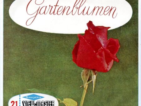 Gartenblumen - Garden Flowers - View-Master 3 Reel Packet - 1960s Views - Vintage - (PKT-B628D-BS6) Hot on Sale