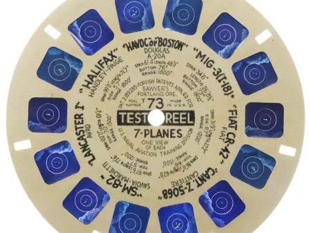 T73 - Military Test Reel - 7 Planes - U.S. - Naval Aviation Reel Fashion