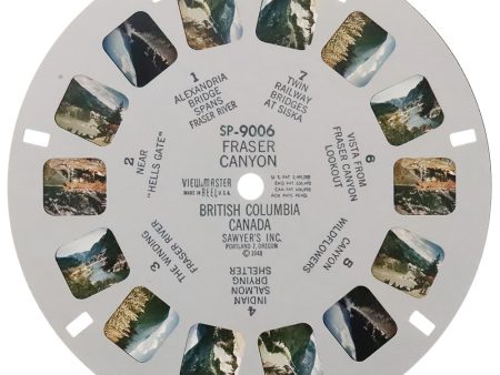 Fraser Canyon British Columbia Canada - View-Master SP Reel - vintage - (SP-9006) Sale