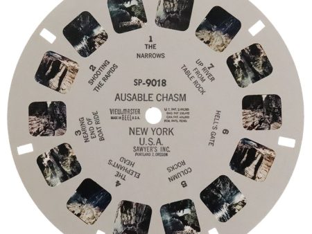 Ausable Chasm New York USA - View-Master SP Reel - vintage - (SP-9018) Hot on Sale