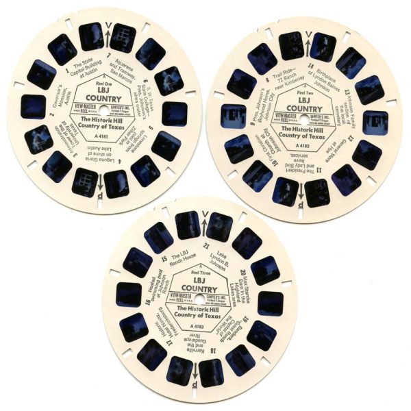 LBJ Country - View-Master 3 Reel Packet - 1960s - vintage - (ECO-A418-S6A) For Sale