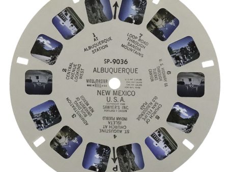 Albuquerque New Mexico USA - View-Master SP Reel - vintage - (SP-9036) Cheap