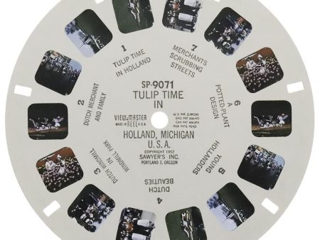 Tulip Time In Holland Michigan USA - View-Master SP Reel - vintage - (SP-9071) on Sale