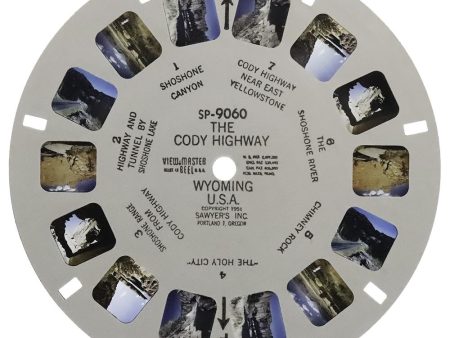 The Cody Highway, Wyoming USA - View-Master SP Reel - vintage - (SP-9060) on Sale