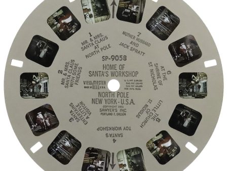 Home of Santa s Workshop North Pole, New York USA - View-Master SP Reel - vintage - (SP-9058) Fashion