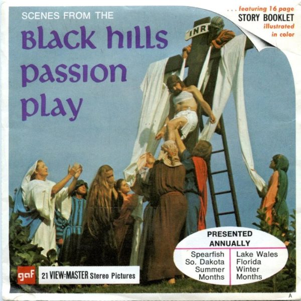 Black Hills Passion Play - View-Master 3 Reel Packet - 1960s - vintage - (zur Kleinsmiede) - (A491-G1A) Discount