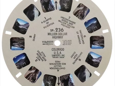 Million Dollar Highway Colorado USA - View-Master SP Reel - vintage - (SP-236) Online now