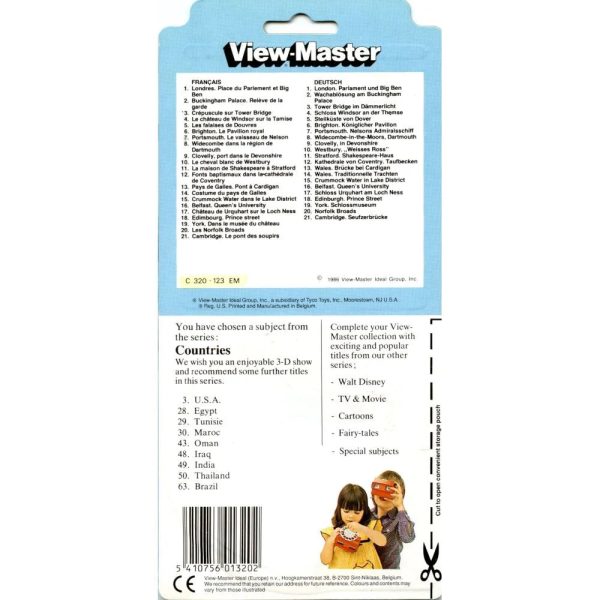 Great-Britain - View-Master 3 Reel Set on Card - (zur Kleinsmiede) - (C320-123-EM) - NEW Hot on Sale