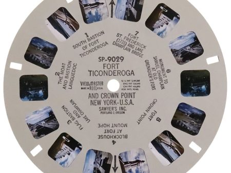 Fort Ticonderoga and Crown Point New York USA - View-Master SP Reel - vintage - (SP-9029) Sale