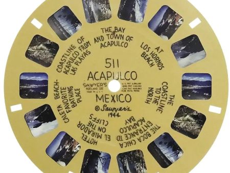 Acapulco, Mexico - View-Master Buff Reel - 1940 s - vintage - (BUF-511n) Online Sale