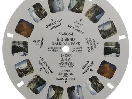 Big Bend National Park, Texas USA - View-Master SP Reel - vintage - (SP-9054) Hot on Sale