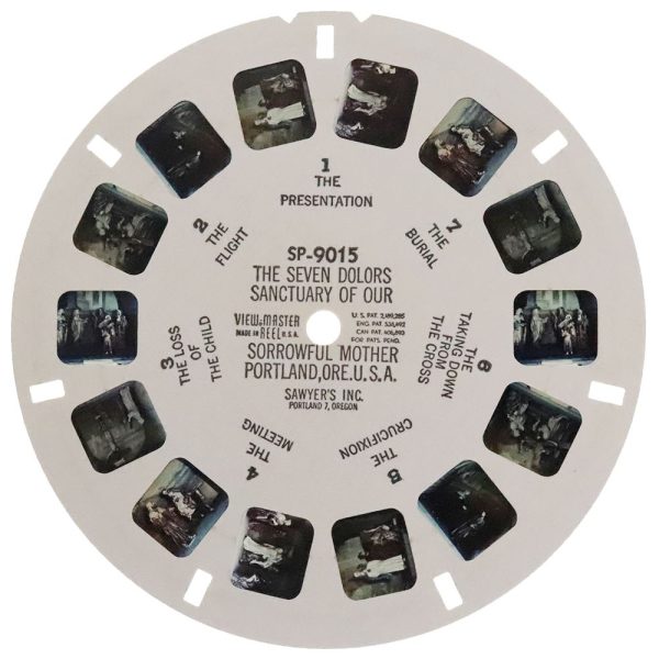 The Seven Dolors Sanctuary of Our Sorrowful Mother, Portland Oregon USA - View-Master SP Reel - vintage - (SP-9015) Online Hot Sale