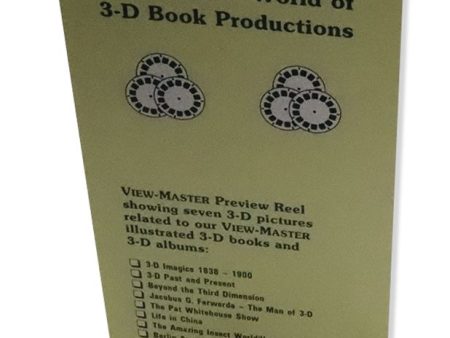 3D Book Publications View-Master Preview Reel -  Images- NEW Fashion