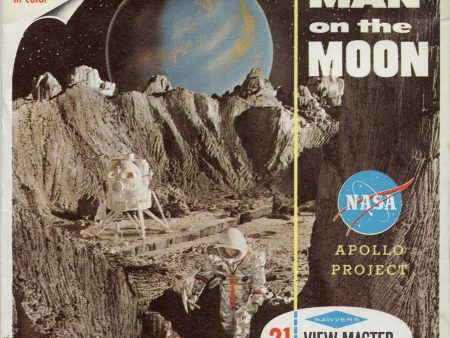 Man on the Moon - View-Master 3 Reel Packet - 1960s - vintage - (B658-S6) Cheap