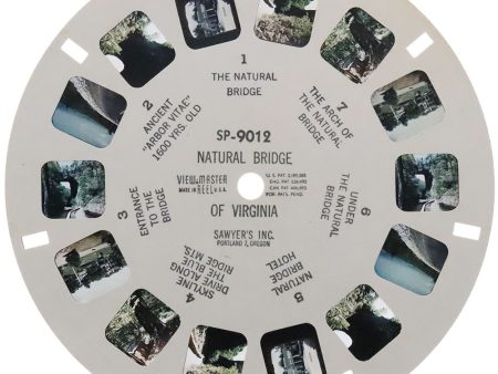 Natural Bridge of Virginia - View-Master SP Reel - vintage - (SP-9012) For Sale