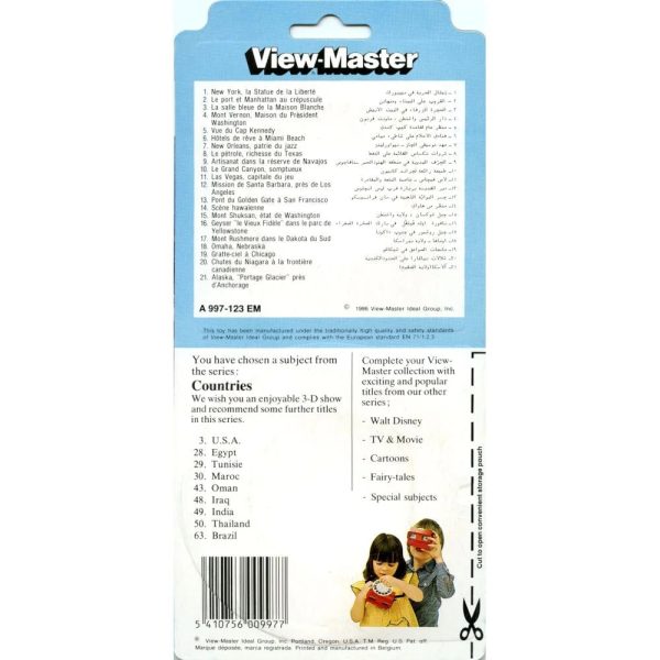 USA - View-Master 3 Reel Set on Card - (zur Kleinsmiede) - (A997-123-EM) - NEW Online Hot Sale