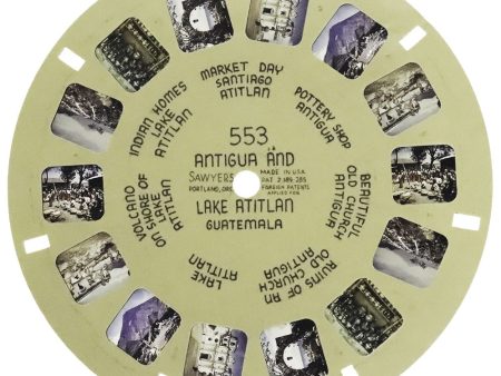 Antigua and Lake Atitlan, Guatemala - View-Master Buff Reel - vintage - (BUF-553n) Online now