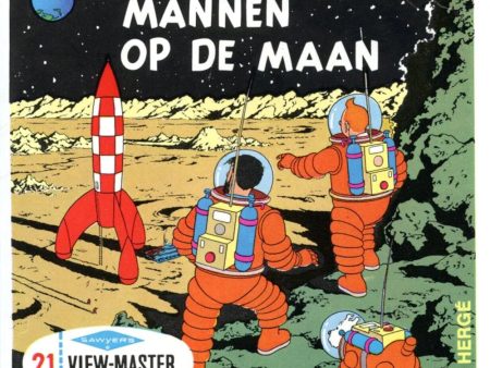 Mannen op de maan (Men on the Moon) - View-Master 3 Reel Packet - 1960s - Vintage - (zur Kleinsmiede) - (B543N-BS6) Sale