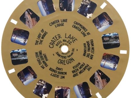 Crater Lake Oregon - View-Master  Buff Reel - vintage - (BUF-22c) For Sale