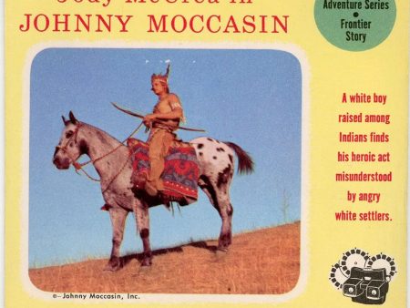 Jody McCrea in  Johnny Moccasin - View-Master 3 reel Packet -1950s vintage - ( ECO-JODYMcCREA-S3) on Sale