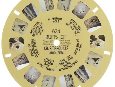 Ruins of Cajamarquilla - View-Master Buff Reel - vintage - (BUF-624n) Hot on Sale