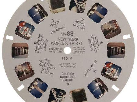 New York World s Fair I USA - View-Master SP Reel - vintage - (SP-88) Cheap