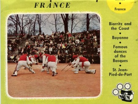 The Basque Country - France - View-Master 3 Reel Packet - 1950s Views - Vintage - (PKT-BASQ-BS3) For Sale