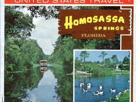 Homosassa Springs - View-Master 3 Reel Packet - 1970s Views - Vintage - (A973-G3B) Online Hot Sale