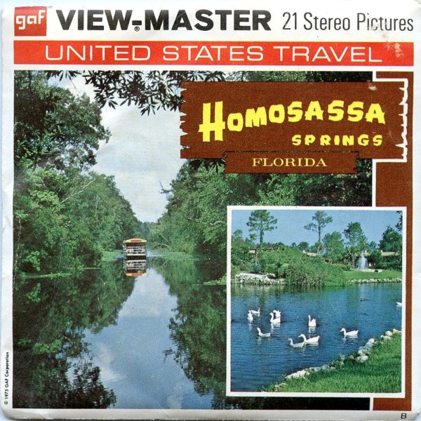 Homosassa Springs - View-Master 3 Reel Packet - 1970s Views - Vintage - (A973-G3B) Online Hot Sale