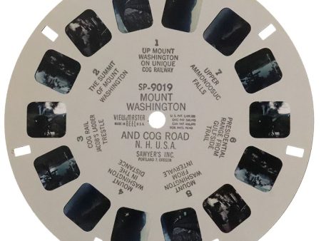 Mount Washington and Cog Road New Hampshire USA - View-Master SP Reel - vintage - (SP-9019) For Discount