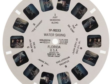 Water Skiing Florida USA - View-Master SP Reel - vintage - (SP-9033y) For Sale