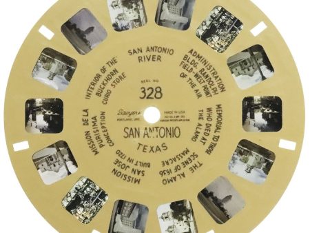 San Antonio, Texas - View-Master Buff Reel - vintage - (BUF-328n) For Cheap