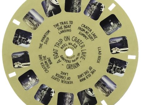 Crater Lake, Oregon - View-Master Buff Reel - vintage - (BUF-23c) Online Hot Sale