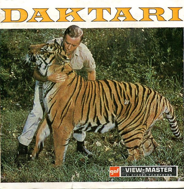 Daktari - View-Master 3 Reel Packet - 1970s - vintage - (B498d-BG1) For Cheap