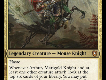 Arthur, Marigold Knight [Bloomburrow Commander] Online Sale