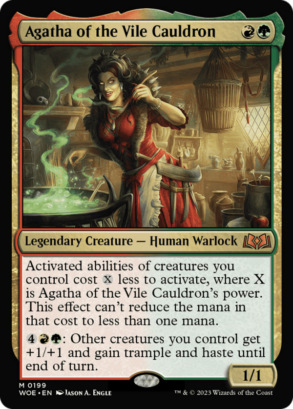 Agatha of the Vile Cauldron [Wilds of Eldraine] Hot on Sale