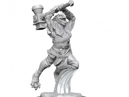 Critical Role Unpainted Miniatures Ravenite Half-Dragon Barbarian Female Sale